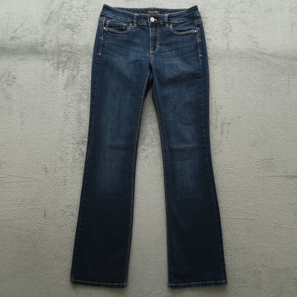 White House Black Market Jeans Womens Size 4R Low-Rise Boot Leg Denim 32" Inseam - Picture 1 of 16